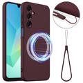 Samsung Galaxy A17 Liquid Silikonhülle - MagSafe-kompatibel - Weinrot