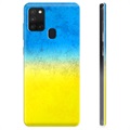 Samsung Galaxy A21s TPU Hülle Ukrainische Flagge - Zweifarbig