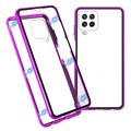 Samsung Galaxy A22 4G Magnetisches Cover mit Panzerglas