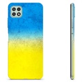 Samsung Galaxy A22 5G TPU Hülle Ukrainische Flagge - Zweifarbig