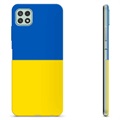 Samsung Galaxy A22 5G TPU Hülle Ukrainische Flagge - Gelb und Lichtblau