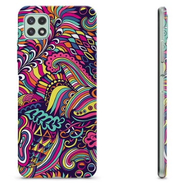 Samsung Galaxy A22 5G TPU Hülle - Abstrakte Blumen