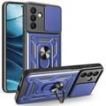 Samsung Galaxy A26 Drehring-Hybrid Hülle mit Kameraschutz - Blau