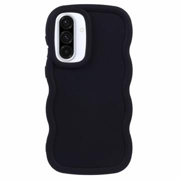 Samsung Galaxy A36/A56 Candy Color Wavy TPU Hülle - Schwarz