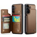 Samsung Galaxy A36 Caseme C22 Hülle RFID Kartenetui - Braun