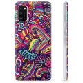 Samsung Galaxy A41 TPU Hülle - Abstrakte Blumen