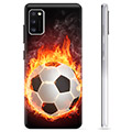 Samsung Galaxy A41 TPU Hülle - Fußball Flamme