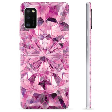 Samsung Galaxy A41 TPU Hülle - Rosa Kristall