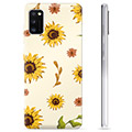 Samsung Galaxy A41 TPU Hülle - Sonnenblume