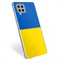 Samsung Galaxy A42 5G TPU Hülle Ukrainische Flagge - Gelb und Lichtblau