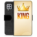 Samsung Galaxy A42 5G Premium Schutzhülle mit Geldbörse - König