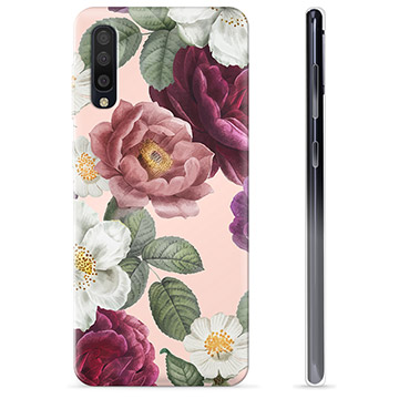 Samsung Galaxy A50 TPU Hülle - Romantische Blumen