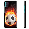 Samsung Galaxy A51 Schutzhülle - Fußball Flamme