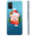 Samsung Galaxy A51 TPU Hülle - Winter Schweinchen