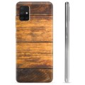 Samsung Galaxy A51 TPU Hülle - Holz