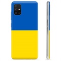 Samsung Galaxy A51 TPU Hülle Ukrainische Flagge - Gelb und Lichtblau