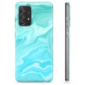 Samsung Galaxy A52 5G, Galaxy A52s TPU Hülle - Blauer Marmor