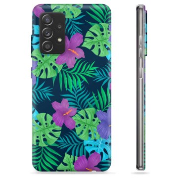 Samsung Galaxy A52 5G, Galaxy A52s TPU Hülle - Tropische Blumen