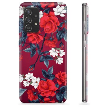 Samsung Galaxy A52 5G, Galaxy A52s TPU Hülle - Vintage Blumen