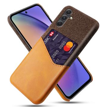 Samsung Galaxy A55 KSQ Hülle mit Kartenhalter - Orange