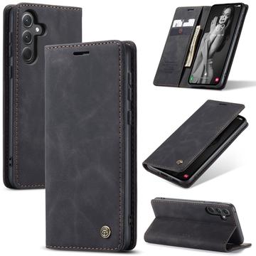 Samsung Galaxy A56 Caseme 013 Serie Schutzhülle mit Geldbörse - Schwarz