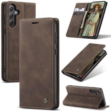 Samsung Galaxy A56 Caseme 013 Serie Schutzhülle mit Geldbörse - Kaffee