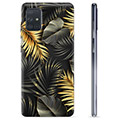 Samsung Galaxy A71 TPU Hülle - Goldene Blätter