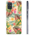 Samsung Galaxy A71 TPU Hülle - Pinke Blumen