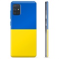 Samsung Galaxy A71 TPU Hülle Ukrainische Flagge - Gelb und Lichtblau