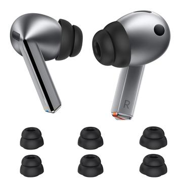 Samsung Galaxy Buds3 Pro Ahastyle DD09 Silikon Ohrtips - Schwarz