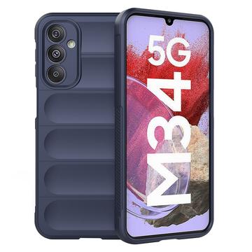 Samsung Galaxy F34/M34 5G Rugged TPU Hülle - Dunkel Blau