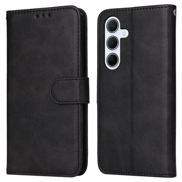 Samsung Galaxy M35 Wallet Schutzhülle mit Magnetverschluss - Schwarz
