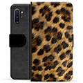 Samsung Galaxy Note10+ Premium Schutzhülle mit Geldbörse - Leopard