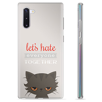 Samsung Galaxy Note10 TPU Hülle - Böse Katze
