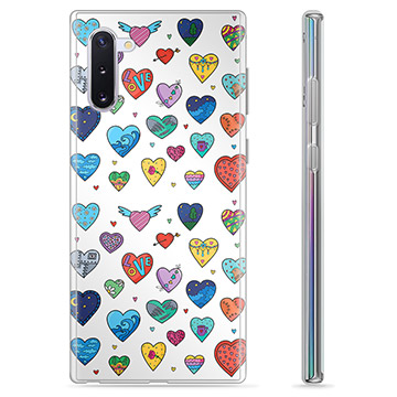 Samsung Galaxy Note10 TPU Hülle - Herzen