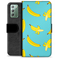 Samsung Galaxy Note20 Premium Schutzhülle mit Geldbörse - Bananen
