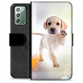 Samsung Galaxy Note20 Premium Schutzhülle mit Geldbörse - Hund