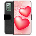 Samsung Galaxy Note20 Premium Schutzhülle mit Geldbörse - Liebe