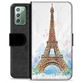 Samsung Galaxy Note20 Premium Schutzhülle mit Geldbörse - Paris