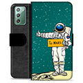 Samsung Galaxy Note20 Premium Schutzhülle mit Geldbörse - Mars Astronaut