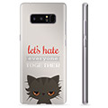 Samsung Galaxy Note8 TPU Hülle - Böse Katze