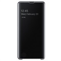 Samsung Galaxy S10+ Clear View Cover EF-ZG975CBEGWW - Schwarz