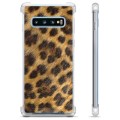 Samsung Galaxy S10+ Hybrid Hülle - Leopard