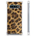 Samsung Galaxy S10+ Hybrid Hülle - Leopard