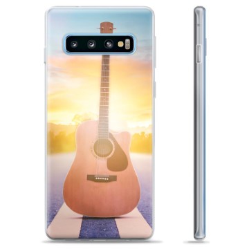 Samsung Galaxy S10+ TPU Hülle - Gitarre