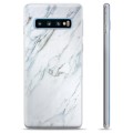 Samsung Galaxy S10+ TPU Hülle - Marmor