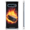 Samsung Galaxy S10+ Hybrid Hülle - Eishockey