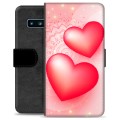 Samsung Galaxy S10+ Premium Schutzhülle mit Geldbörse - Liebe