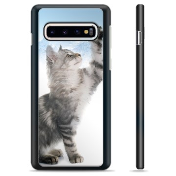 Samsung Galaxy S10+ Schutzhülle - Katze