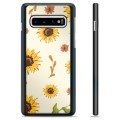 Samsung Galaxy S10+ Schutzhülle - Sonnenblume